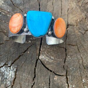 Turquoise and Spiney Oyster bracelet